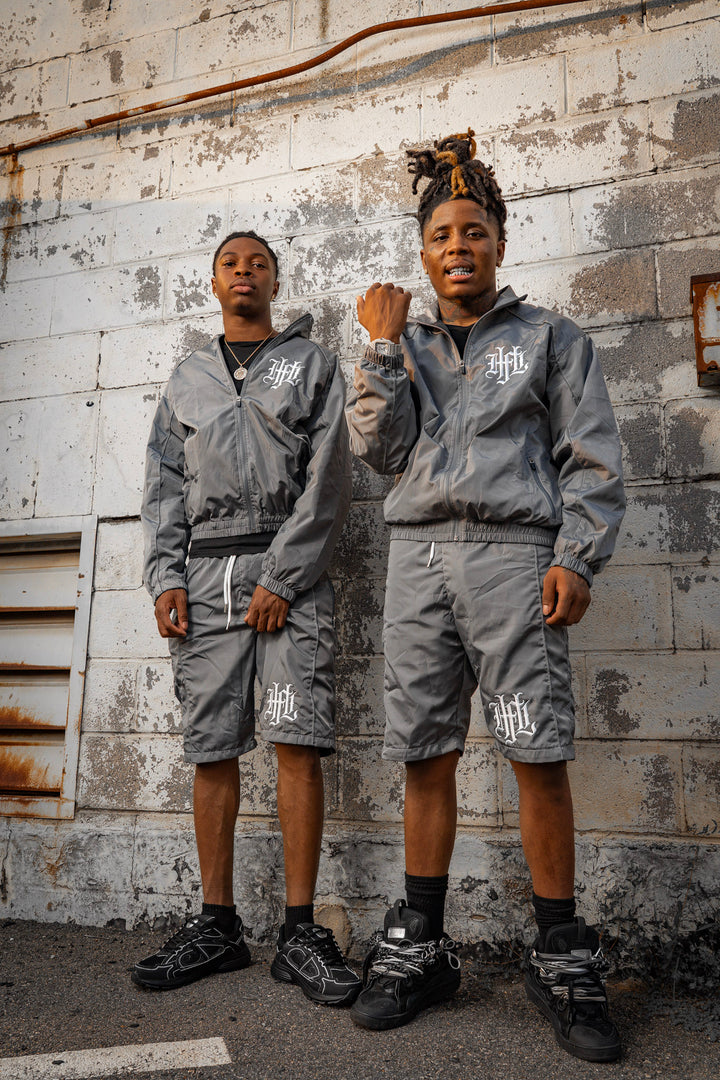 GRAY HFL SHORT SET