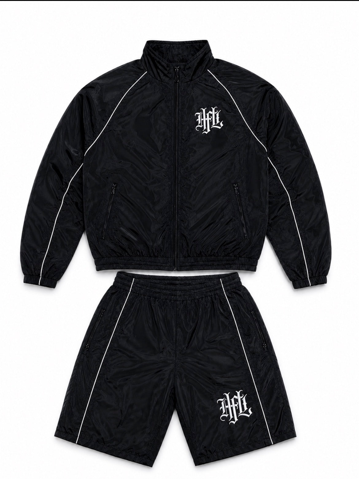 BLACK HFL SHORT SET