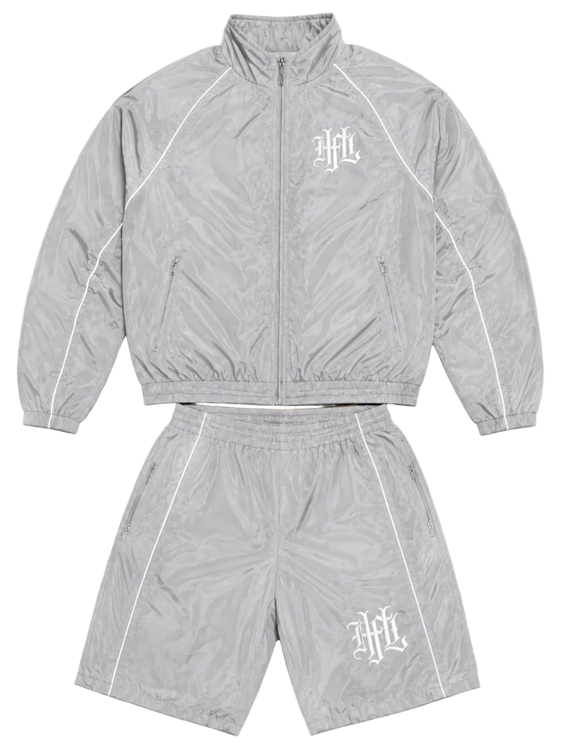GRAY HFL SHORT SET