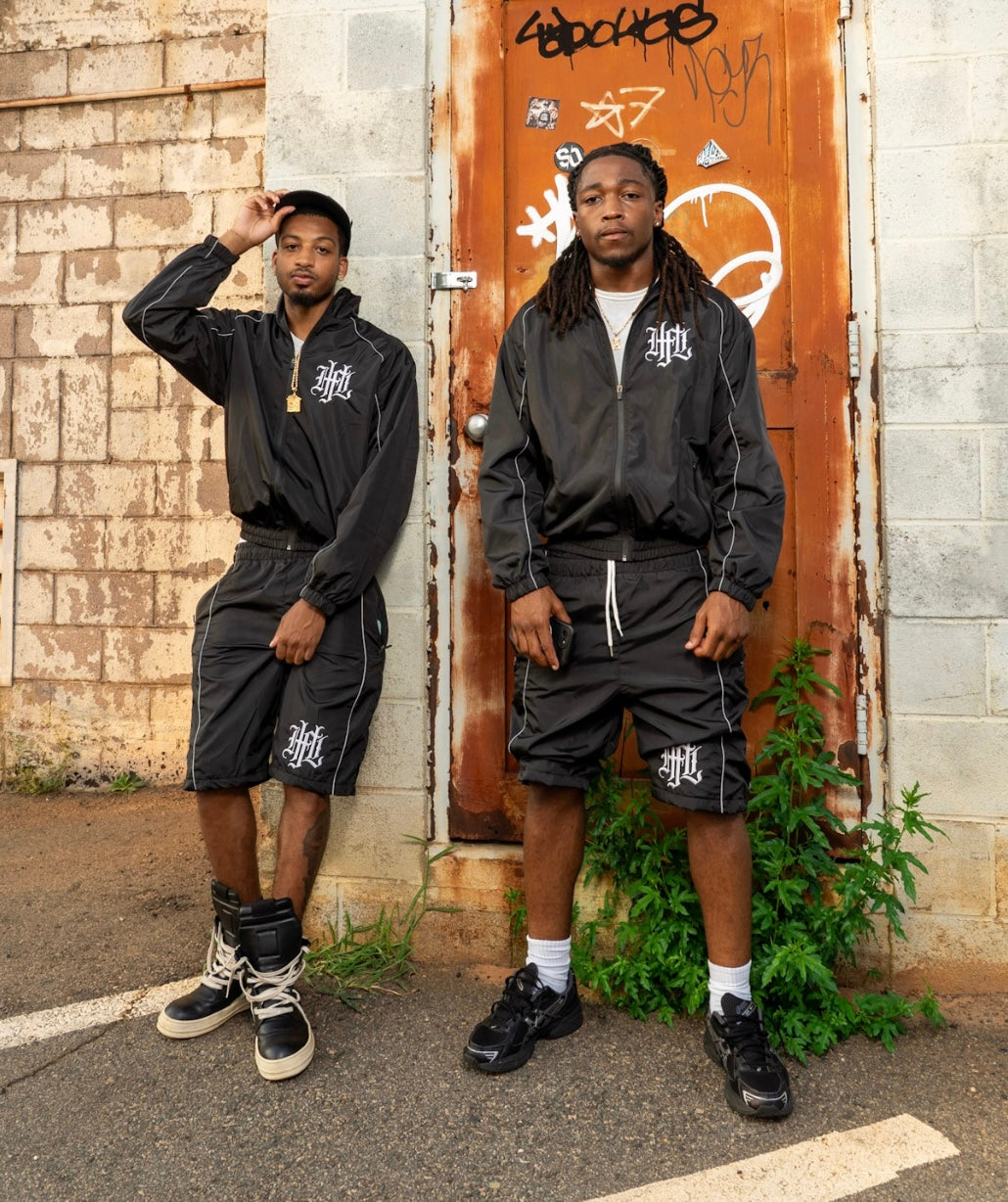 BLACK HFL SHORT SET